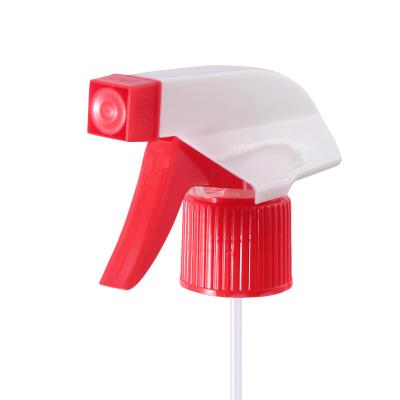 China Custom Order Black Blue White Red 28/415 Trigger Lock Sprayer Head for Bottle Stopper for sale