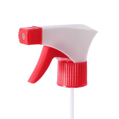 China 28 mm 415 Foam Mist Trigger Sprayer Plastic Sprayer Trigger Red Color Key for Bottles for sale