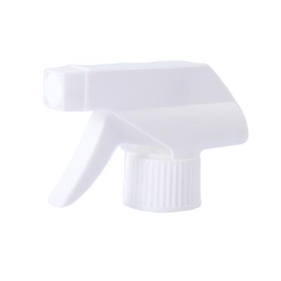 China 28mm All Plastic Chemical Resistant White Trigger Sprayer for PET Bottle for sale