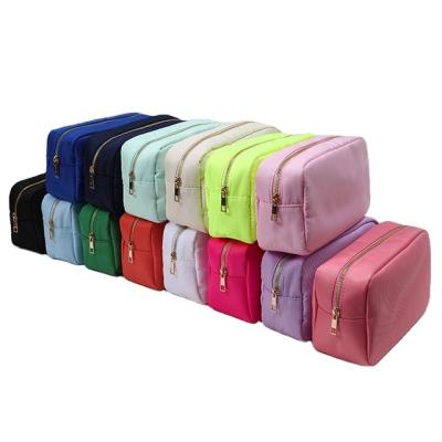 China Fashion High appearance portable travel Makeup bag can accept customized pattern makeup bag Fashion waterproof nylon pouch for sale