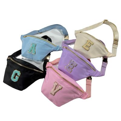 China Water proof No MOQ Designer Fashion Custom Logo Outdoor Fitness Bum Bag Sport Waterproof Woman for Running Blue Fanny Pack Waist Bag for sale