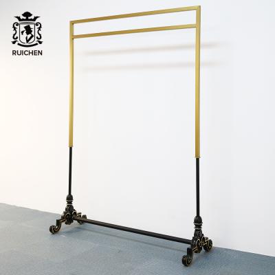 China Durable Wholesale Clothes Rail Clothing Store Fixture Retail Clothing Display Racks Clothes Display Stand for sale