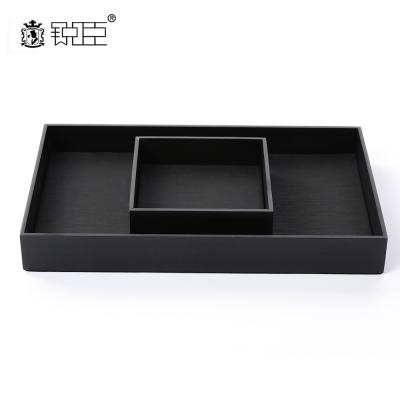 China Black Metal Tray Metal Jewelry Display Box Jewelery Strobe Jewelry Display Box Jewelry Ring Tray Display for sale