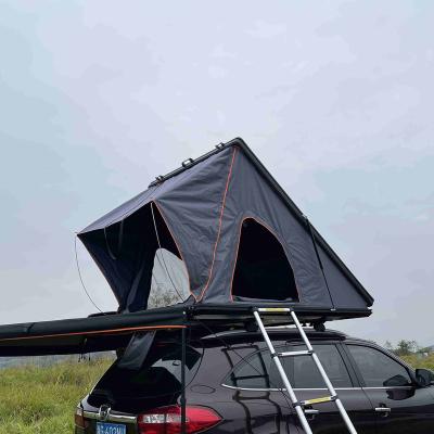 China Diagonal Bracing Type Hard Top Aluminum Hard Shell Rooftop Tent Roof Shell Tent Top Sound for sale