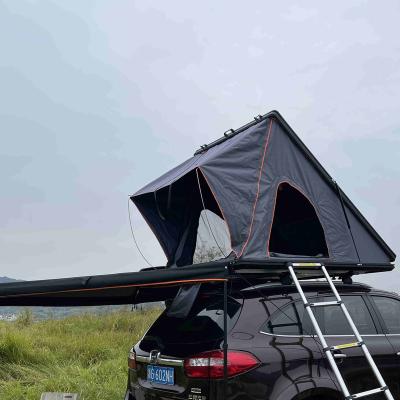 China Diagonal Bracing Type Car Roof Top Shell Roof Tent Lightweight Hard Shell Rooftop Tent Hard Top for sale