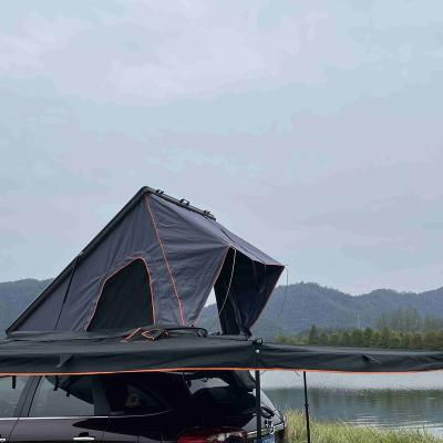 China Diagonal Bracing Type Front Folding Top Roof Awning Aluminum Roof Top Tent With Galleries for sale