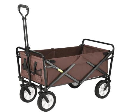 China Folding Portable Garden Serving Trolley Camping Cart Outdoor Cart for sale