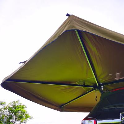 China Extended Type Affordable 270 Car Side Tent With Side Walls Car Family Camp Moving Car for sale