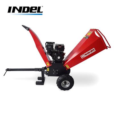 China Cultivate INDEL Chipper 15HP Mill Chipper Forestry Wood Chips Cutter Machine Cutting Wood Machine Customized for sale