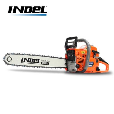 China ISO9001 2-Stroke Gasoline Chainsaw 58cc Wood Cutting Machine Chainsaw for sale