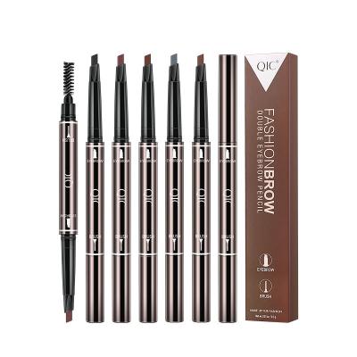 China Wholesale Eyebrow Pen With Brush Waterproof Waterproof Pencil With Spoolie for sale