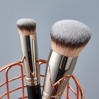 China Angular Blush Eyebrow Soft Synthetic Eyeshadow Eyeliner Makeup Brush Hair Concealer Blending Brushes for sale