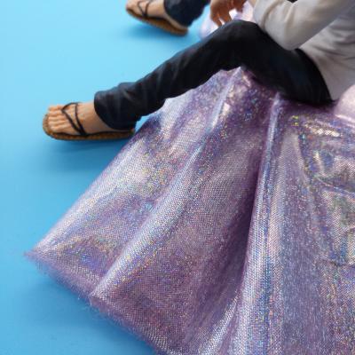 China Sustainable Hot Sale Polyester 150cm Width Laser Organza Fabric for sale