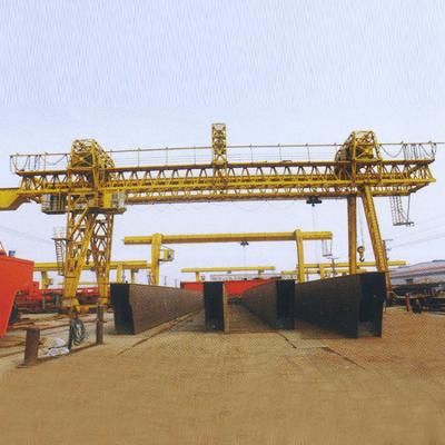 China Customized remote control ton of light duty 7ton double girder gantry crane gantry crane for sale