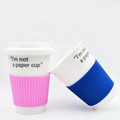 China 2020 Modern New Style Heat Resistant Silicone Coffee Mug Sleeve for sale