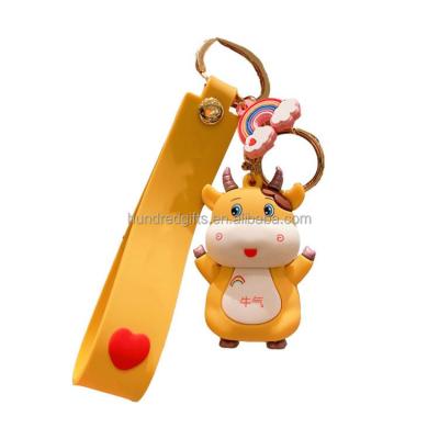 China Promotion Gift PVC 3D Plastic Key Chain Rubber Soft PVC Key Chain for sale