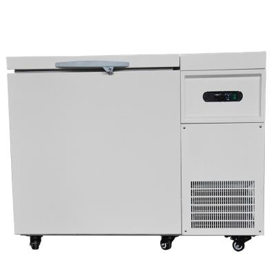 China 258L Cryogenic Medical Laboratory Biomedical Vertical Type -105 Degree Low Temperature Cold Storage Refrigerator Biomedical Freezer 258 for sale