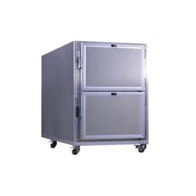 China Medical Equipments 2 Cryogenic Body Corpse Storage Mortuary Refrigerator Freezer for sale