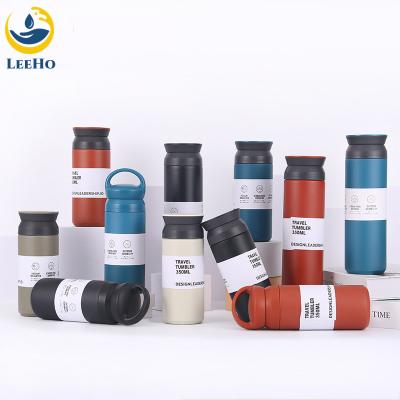 China Hot Selling Viable 350ml 500ml Stainless Steel Vacuum Insulted Colorful Powder Coated Outdoor Portable Travel Coffee Thermos Bulk for sale