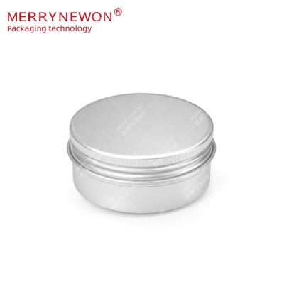 China Food Grade Cosmetic Aluminum Packaging Tin Cans Aluminum Jar Container Can For Candy Candy Cookie Cream Coffee 50ml 50g for sale