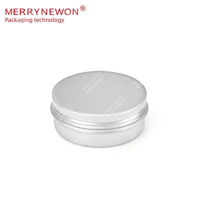 China Wholesale Cosmetic Aluminum Box With Lids Portable Seamless Round Reusable Empty Aluminum Packaging Tin Cans For Cosmetic 20ml 20g for sale