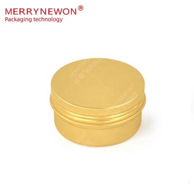 China Cosmetic Portable Aluminum Jars Container With Screw Lids Sealed Packaging Metal Aluminum Tin Cans For Cosmetic Cream 15ml 15g 0.5oz for sale