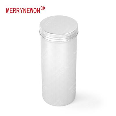 China Large Cosmetic Storage Aluminum Tin Cans With Lids Metal Food Grade Sealed Reusable Aluminum Packaging Jar For Food Storage 1000g/ml for sale