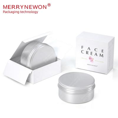 China 80ml Screw Thread Concealer Coffee Jar Cosmetic Custom Travel Tin Candle Aluminum Tea Can LH6835 for sale