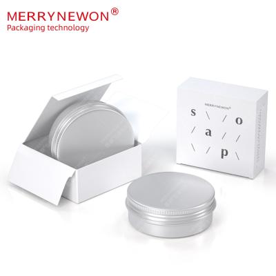 China Batch Stain Stock 60g/ml LH6825 Round Candle Aluminum Cans Cosmetics Soap Scented Tea Tin Cans Screw Lid for sale