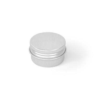 China Recycable Matierials Aluminum Jar 5g/ml Mini Tin Eye Cream Lip Balm Tin Containers Cosmetic Cream with screw lid lh2515mm 5ml metal jar for sale