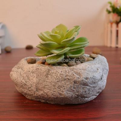 China 2016 modern single stone planter pot cement pot flower pot vase for sale