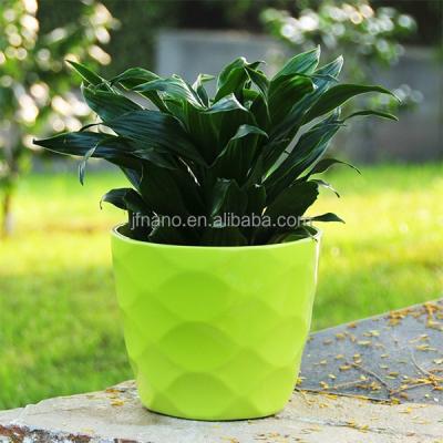 China Modern 6 Inch Round Outdoor Planter Garden Decor for sale