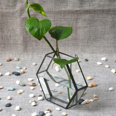 China Durable Containers Design CLASSIC Handmade Floor Hanging 100% Hydroponic Glass Tabletop Vase Mini Greenhouse Home Decor New, Office for sale