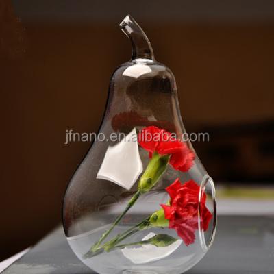 China Modern Moss Plant Glass Bottle Vase Micro Transparent Landscape Eco Friendly Glass Leaf In Paper Box Modern Used With Flower/Green for sale