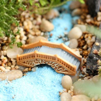 China China Simulated Zakka Micro Stone Grocery Bridge Arch Landscape Resin Ornaments for sale