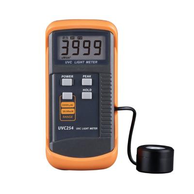 China Wide Range UV Light Meter 254 UVC UV Radiometer UVC Tester 248nm~262nm for sale