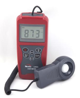 China Light Gauge LX821 Digital Lux Meter 1~200000 Lux Environment Light Meter Illuminance Meter for sale