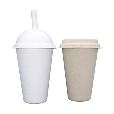 China China Factory Disposable Biodegradable Sugar Cane Paper Cup Bagasse 8oz Sugar Cane Cups for sale