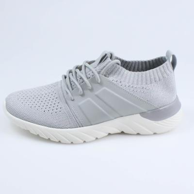 China New Round Arrive Wholesale Fashion Design Flight Knit Aesthetic Trainer Men Sport Shoes for sale