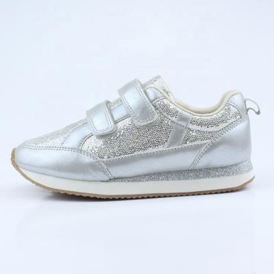 China Trendly Round Kids VSITA STAR GLITTER SPARK Trainer Retro Kids Casual Sneaker Sport Shoes for sale