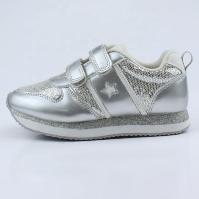 China Trendly Round Kids VSITA STAR GLITTER SPARK Trainer Retro Kids Casual Sneaker Sport Shoes for sale