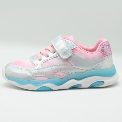 China Size 28-36 Light Shoes Girls Boys Round Led Shoes Luminous Kids Sneakers 500 Pairs Hook And Loop BOC21014 POKYBAGE Stand By FUZHOU for sale