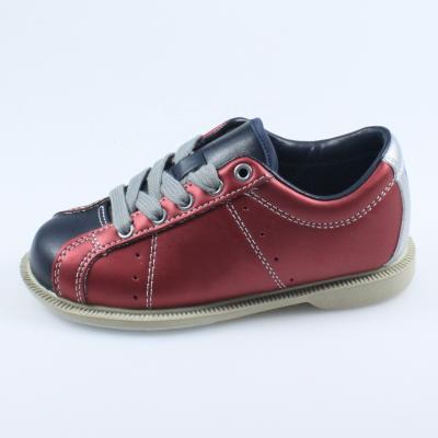 China New Arrivals Round Sight Classic Unisex Pro Rental Bowling Shoes Lace Up Rolling Shoes for sale