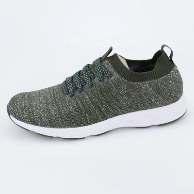 China Newer Round Frame Recycle Trainer Lightweight Sneaker Fly Knit For Recycling Footwear for sale