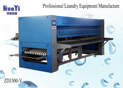 China Hospital Fabric Automatic Laundry Folding Machine 3300mm Folding Width for sale