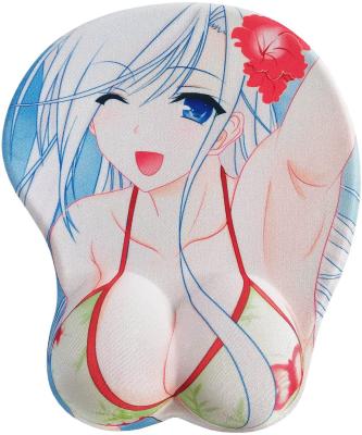 China With Sexy Anime Girl Donkey Silicone Gel Wrist Rest Mouse Pad Mat Custom Made Wrist Rest for sale