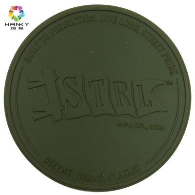 China Viable Hot Sale Customize High Quality Promotional Gifts Soft PVC Whiskey Coaster, Drinks Mat for sale