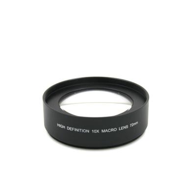 China Portable high definition 10X macro lens 72mm, suitable for cameras for sale