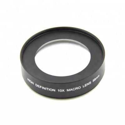 China High Definition 10X Macro Lens 58mm Portable Camera Lens for sale