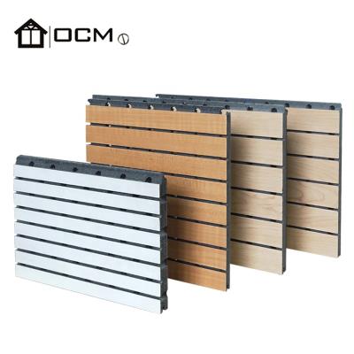 China Fireproof Soundproof Perforated Perforated Acoustic MgO Wall Panel Te koop